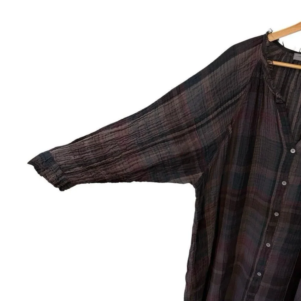 Raquel Allegra Caftan Dress Size Small/ 1 Lagenlook Shift  Bohemian Oversized